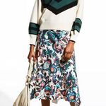 Tanya Taylor  Erin silk floral skirt size 2 Photo 0