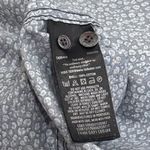 Ted Baker  Blue Leopard Print Long Sleeve Chic Careerwear Buttondown Size 4 Photo 7