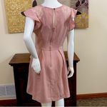 Speechless Juniors size Small  Antique Rose Fit and Flare Cap Sleeve Dress NWT Photo 3