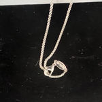 Elegant Silver Necklace with Rose Gold Accents Photo 6