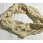 Rue 21 Beige Infinity Scarf with Fringe Photo 3