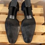 Mootsies Tootsies  Halle Satin/Fabric Black‎ Y2K Square Toe Heels Size 7.5 Photo 8