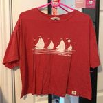 Pull & Bear Red Crop Top Photo 0