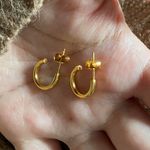 so cute!13mm C hoop/extra Thick Gold Layer Photo 1