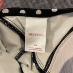 Merona Black Polka Dots Retro Halter Vintage Sweetheart Swimsuit Large GUC #0542 Photo 5