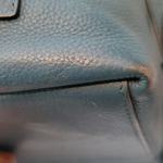 Cole Haan Cole Hann Stunning Teal Vegan Leather Bag with Braided handles & Gold Hardware Photo 10