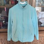 Talbots Light Blue Zip-Up Jacket Photo 4