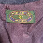 Charter Club  Womens Navy Blue Wool Schoolboy Blazer Size 10P Made In England UK Photo 2