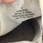 Free People Byron Strappy Mules Block Heel Leather Gray Size 41 USA 10 Cowgirl Photo 13