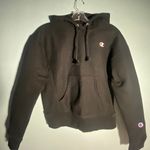 Champion Black Cropped Hoodie Women Size S Photo 0