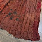 Vintage Creative Clothing Maroon Dark Red Patchwork Skirt Size Medium Photo 5