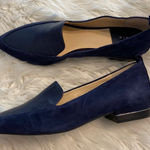 Alex Marie  SHOES SIZE 11 BNWOT COLOR NAVY BLUE LEATHER HEEL 1” Photo 0