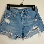 Levi’s  501 Cut off Denim Shorts size 24W Photo 0