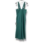 Gal Meets Glam  NWT Nicole Teal Jumpsuit Women's Size‎ 12 Sleeveless Cocktail Photo 5