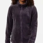 32 Degrees Heat 32 Degree Heat Deep Purple Plush Fleece Full Zip Women Jacket Coat Pockets Sz M Photo 0