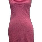 Victoria's Secret Vtg Y2k Victoria’s Secret Sz S Silk Slip Dress Drape Neck Lingerie Pink Fairy Photo 0