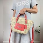 Coach NWT Small Straw Tote Bag Photo 7