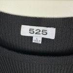 525 Ribbed Tank Midi Dress Large Black‎ Bodycon Casual Everyday Minimalist Chic Black Photo 3