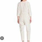 The Nines by HATCH Maternity Button Down Jumpsuit Womens Ivory Size Small White Photo 1