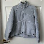 Urban Outfitters Women's Outfitter BDG Chuck Fleece Zip-Up Grey Jacket Size L Photo 0