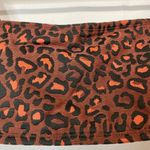 Xhilaration Women’s Hipster Bikini Swim Top Maroon Animal Print NWT Photo 1