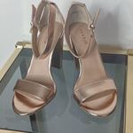 Torrid rose gold two strap tapered heels size 8.5 w Photo 0