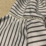 Kontrol Off Shoulder Flare Sleeved Striped Shirt Photo 5