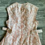 VINTAGE 1960s pink brocade babydoll dress Size 0P Photo 1