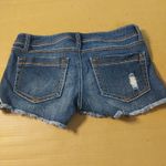 Mudd Jeans Aztec Distressed Denim Shorts 3 Boho Festival Southwestern Tribal Photo 1
