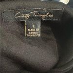 City Triangles Black Mini Dress with Sparkling Accents Photo 3