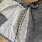 Gap True Wrap Skirt Indigo Blue Cotton Straight Short Pockets ~ Women’s Size M Photo 5