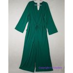Eloquii New!  Tie Front Knit Jumpsuit green,‎ plus size 20 Photo 6