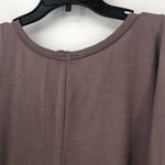 Culture Phit Size S Oversize Lounge Tunic Top Cold Shoulder Brown Long Sleeve Photo 6