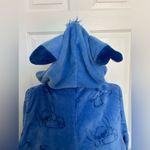 Disney  Lilo & Stitch Sleepwear One Piece Adult Costume Pajamas Plush Hood Sz Med Photo 9