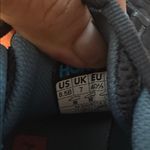 Hoka  Dark Blue and Peach Athletic Shoes Photo 7