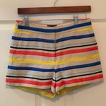 J.Crew Striped Multicolor Jacquard Shorts. Size-0 Photo 0
