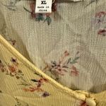 Hippie Rose  Floral Yellow Women's Top Photo 4