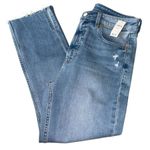 Gap  Vintage Slim Sky High Distressed Jeans NWT | Size 6 Short Photo 0