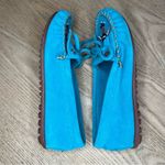 Minnetonka  Thunderbird Animikii Moccasin Loafer Turquoise Leather Women’s 7 Photo 7