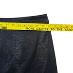 Kensie Black Faux Snake Skin A Line Zipper Front Skirt Size Large Photo 5