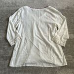 Dylan  Anthropologie Embroidered Tunic Top Womens Small Floral Blouse Crochet Photo 6