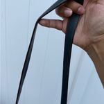 Coach Pebbled Leather Duffle Shoulder Bag 50115 Twist Lock Blue Hobo Crossbody L Photo 5