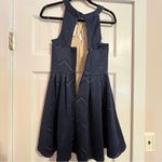 Crystal Doll #61 PERFORATED NAVY SKATER DRESS JUNIOR'S 5 Photo 2