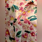Pink Floral Print Square Neck A Photo 6