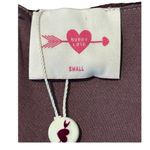 Buddy‎ Love Crushed Velvet Mini Dress Puff Sleeve Plunge Neck Purple Small NWT Photo 7