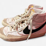 Nike Women's White and Black High-Top Sneakers Photo 0