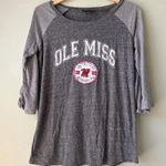 Gameday‎ Couture Ole Miss Grey 3/4 Sleeve T Photo 0