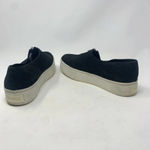 Vince Warner Zip Suede Platform Sneakers in Black Photo 5