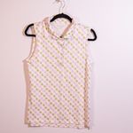 Tory Burch Sport Women's Sleeveless Collarless Golf Tennis Polo Shirt Pink M Photo 0