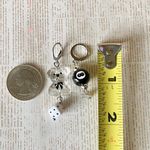 Handmade y2k retro kawaii funky style dangle earrings Photo 4